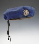 BÉRET RÉGLEMENTAIRE POUR TROUPES PARACHUTISTES MÉTROPOLITAINS, Quatrième République. 30364R