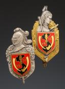 TWO REPRINTS OF INSIGNIAS OF THE GENDARMERIE AND THE MOUNTAIN GUARD, Indochina War. 32084MR