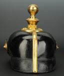Photo 3 : CASQUE À POINTE PRUSSIEN D'OFFICIER D'ARTILLERIE DE CAMPAGNE, modèle 1895.
