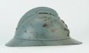 Photo 3 : 235	CASQUE TYPE ADRIAN DU COMMERCE, D'ARTILLERIE, modèle 1915. 
