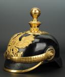 Photo 4 : CASQUE À POINTE PRUSSIEN D'OFFICIER D'ARTILLERIE DE CAMPAGNE, modèle 1895.
