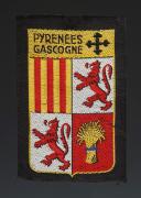 PATCH OF THE REGIONAL COMMISSIONER FOR PYRÉNÉES GASCOGNE OF THE YOUTH WORKSHOPS, Second World War. 31711R