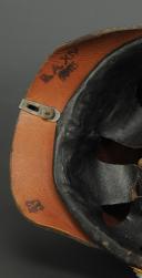 Photo 7 : CASQUE À POINTE TROUPE DU 'INFANTERIE REGT MARKGRAF LUDWIG WILJELM , 3. Badisches, n°111, modèle 1915.