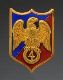 INSIGNIA OF THE 4th LEGION OF THE TOULOUSE GUARD, 2nd type, Second World War. 31450R