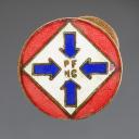 INSIGNIA OF MEMBER OF THE FRENCH NATIONAL COMMUNIST PARTY OF PIERRE CLEMENTI, Third Republic. 31409R
