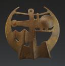 INSIGNE DE COIFFURE DU PELOTON D'HÉLICOPTÈRES LÉGERS DE L'OPÉRATION « MOUSQUETAIRE , Expédition de Suez 1956. 33333R