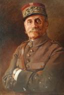 Photo 2 : HUILE : PORTRAIT DU MARÉCHAL FOCH, Première Guerre Mondiale.