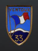 INSIGNE GROUPEMENT 33 VENTOUX DES CHANTIERS DE JEUNESSE, Seconde Guerre Mondiale. 31922-1
