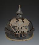 CASQUE À POINTE TROUPE PRUSSIEN, modèle 1915, Preußen Pickelhaube Modell 1915 für Mannschaften. Première Guerre Mondiale. 32763