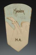 Plaque from the "Madier" team of Jeunesse et Montagne, World War II. 31493R