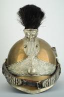 Photo 2 : CASQUE TROUPE DE GENDARME À PIED, MODÈLE 1912, TROISIÈME RÉPUBLIQUE.