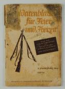 Livre d'occasion - SOLDATENBLÄTTER FÜR FEIER UND FREIZEIT - 1944.