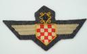 Croatian pilot badge, Croatia, 2nd World War air force pilot clasp, Second World War. 20599