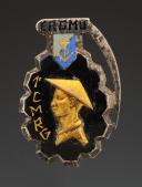 INSIGNE DE LA 1ère COMPAGNIE DE MUNITIONS DE RÉSERVE GÉNÉRALE, Guerre d'Indochine. 32096MR