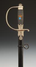 GERMAN POLICE OFFICER'S SWORD, SS/Police Degen for Leaders, 1936 model, Second World War. Inventory number 30777.