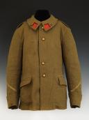 Sergeant's jacket of the 54th Colonial Artillery Regiment, model 1938, World War II. 33131R