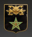INSIGNE DU 6ème RÉGIMENT DE SPAHIS EN INDOCHINE, Guerre d'Indochine. 32095MR