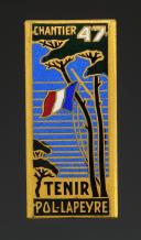 INSIGNIA GROUPING 47 POL LAPEYRE YOUTH CAMP, Second World War. 31949-2