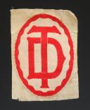 INSIGNE DE MAILLOT DE L'ASSOCIATION DE GYMNASTIQUE ALLEMANDE, Abzeichen für das Sporthemd der deutschen Turnerschaft, Début années 1930. 31577-7R