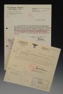 DOCUMENTS RELATING TO THE EXCLUSION OF THE SA FROM THE FUTURE SS-OBERFÜHRER OSKAR DIRLEWANGER, World War II. 18632R