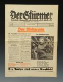 JOURNAL DE PROPAGANDE ANTISÉMITE « DER STÜRMER » - NUMÉRO DU 14 MAI 1942, Troisième Reich.