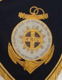TABLIER DE TAMBOUR DU 4ème RÉGIMENT D'INFANTERIE COLONIALE, Quatrième République. 31490R