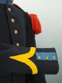 Photo 6 : TUNIQUE DE SAINT-CYRIEN ÉLÈVE DE 1ère CLASSE DE L’ÉCOLE SPÉCIALE MILITAIRE, modèle 1893.