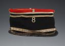 KEPI OF A LIEUTENANT OF THE 8th CUIRASSIERS REGIMENT OF TOURS, 1910 model. First World War. 29717R