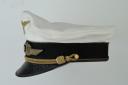 Photo 3 : CASQUETTE D’OFFICIER GÉNÉRAL DE LA LUFTWAFFE À COIFFE BLANCHE, Schirmmütze.
