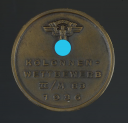 MÉDAILLE COMMÉMORATIVE D’UNE COMPÉTION SPORTIVE ORGANISÉE PAR LE NSKK DU 83 STANDART DE NUREMBERG, Troisième Reich.