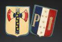 DEUX ÉCUSSONS PATRIOTIQUES DU GOUVERNEMENT DE VICHY, Seconde Guerre Mondiale. 31515R