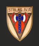 INSIGNE D'UN PRISONNIER DE GUERRE AU STALAG IVA, Seconde Guerre Mondiale. 31422-4R