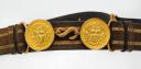 FIRST DRESS BELT OF A GENERAL OFFICER FOR WEARING A SWORD OR SABRE, 1931 model, Third Republic. 26405-3