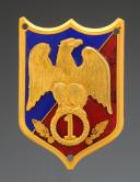 BADGE OF THE 1st LEGION OF THE LYON GUARD, 1st type, Second World War. 31439R