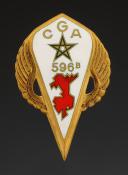 INSIGNE DE COMPAGNIE DE GARDE DE L'AIR 596B À BIEN HOA, Guerre d'Indochine. 32087MR