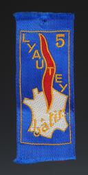 LYAUTEY GROUP 5 YOUTH WORK CAMPS PATCH, large model, Second World War. 31653-2