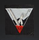 ÉCUSSON GROUPEMENT 35 LA MONTAGNE NOIRE DES CHANTIERS DE JEUNESSE 1er modèle, Seconde Guerre Mondiale. 31686-2R