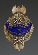 INSIGNE DE LA SÛRETÉ GÉNÉRALE, Troisième République. 31619R