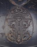 Photo 2 : 249	CASQUE ADRIAN modèle 1915, POUR LES FORCES ROUMAINES.