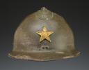ADRIAN HELMET OF THE FIRST REGIMENT OF MOROCCAN SPAHIS, model 1926, World War II. 29686R