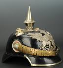 Photo 2 : CASQUE À POINTE D'OFFICIER DE DRAGON BADOIS, modèle novembre 1871.