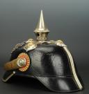 Photo 3 : CASQUE À POINTE D'OFFICIER DE DRAGON BADOIS, modèle novembre 1871.