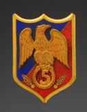 INSIGNIA OF THE 5th LEGION OF THE LIMOGES GUARD, 1st type, Second World War. 31442R
