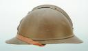 Photo 2 : CASQUE ADRIAN DES TROUPES COLONIALES, modèle 1915. 