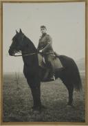 PHOTO OF A GERMAN CAVALRYMAN, World War II. 20411