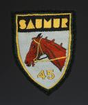 PATCH GROUPEMENT 45 SAUMUR FROM THE YOUTH CONSTRUCTION CORPS 2nd model, World War II. 31695-2R