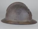 Photo 3 : 487	CASQUE ADRIAN DE LA DÉFENSE PASSIVE, modèle 1926.