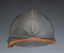 ADRIAN HELMET BELONGING TO OFFICER OF THE INTENDANCE A. JOUET OF THE VIIIth ARMY, model 1915, First World War. Item number 28520R.