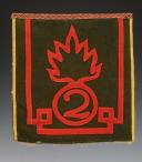 FLAMME DE TROMPETTE DU 2ème RÉGIMENT ÉTRANGER, Troisième République. 31560R
