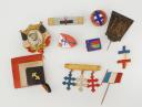 ENSEMBLE DE 10 INSIGNES DE LA LIBÉRATION 1944-1945, Seconde Guerre Mondiale. 31484-1R